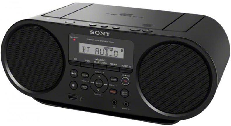 Sony portable bluetooth digital turner AM/FM CD player mega bass reflex stereo sound system.