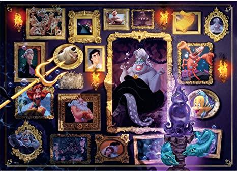 Discover the voluptuous villain, Ursula, and her mischievous henchmen, Flotsam and Jetsam from Disney