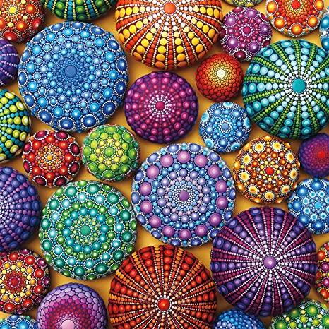 A photo of Mandala Stones 300pc puzzle