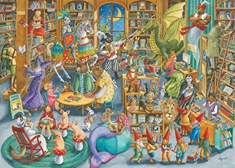 Watch your favorite stories come to life as classic characters escape their bindings to check out some books in our "Midnight at the Library" puzzle! 