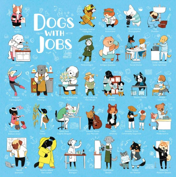 A photo of Dogs with Jobs 500pc puzzle