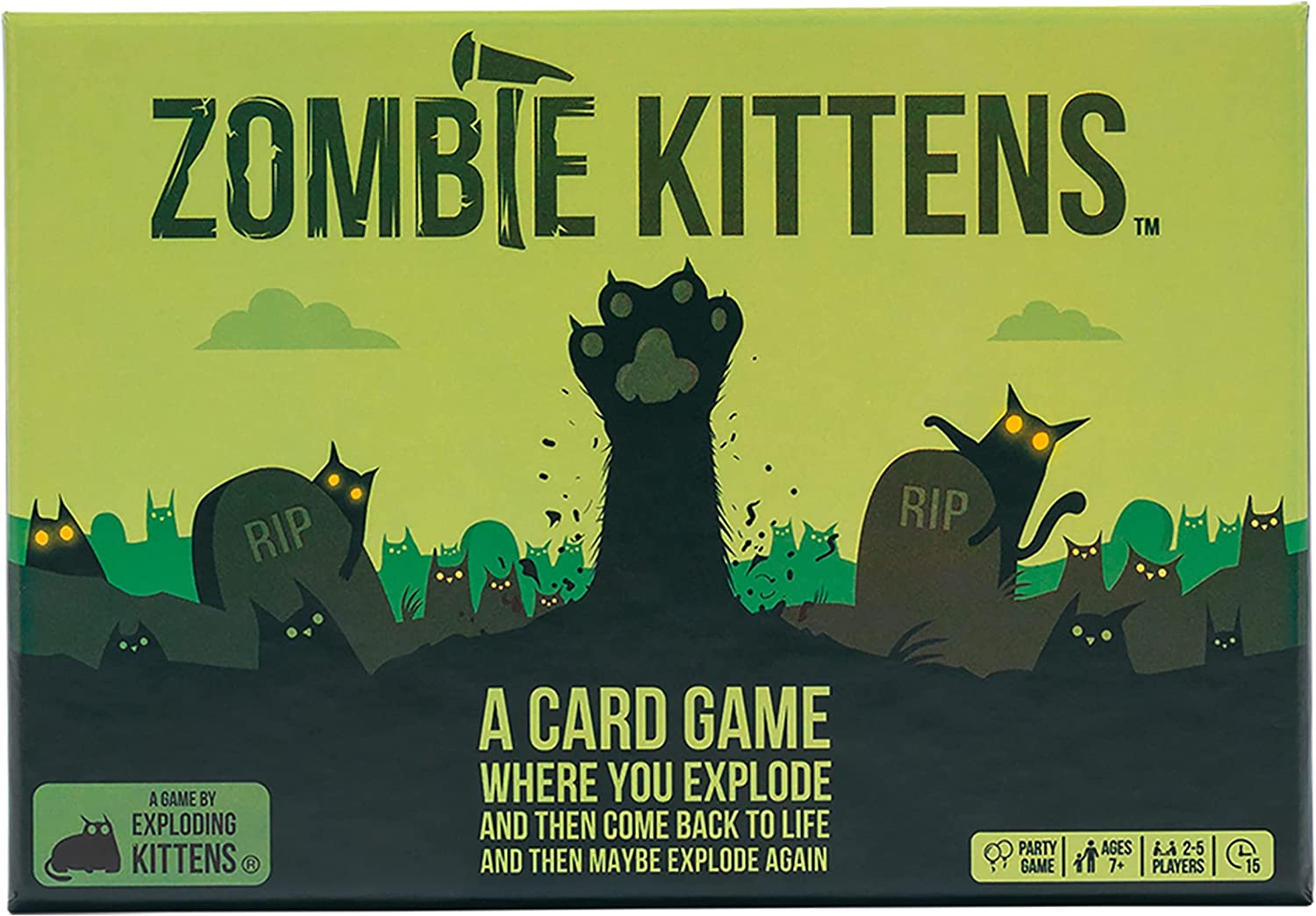 How to play: Exploding Kittens is a highly-strategic, kitty powered version of Russian roulette. Players draw cards until somebody draws an exploding kitten. At which point they explode and they