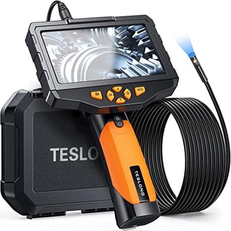 When you have to find the source of trouble in a hard-to-reach location, like an air duct, pipe, or engine component, an inspection camera will provide all the visibility you need. The scope starts up with just the push of a button after installing the camera probe. Durability, high resolution and screen clarity are hallmarks of the Teslong professional endoscope line.