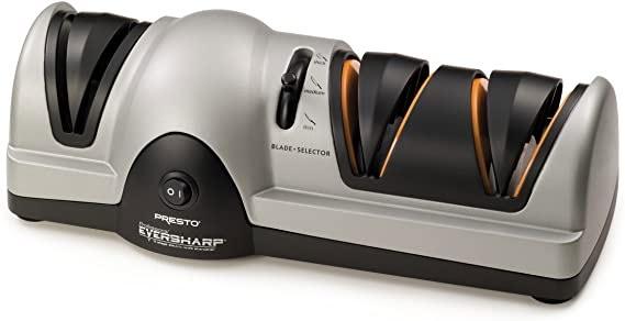 3-stage electric knife sharpening system for professional results at home.