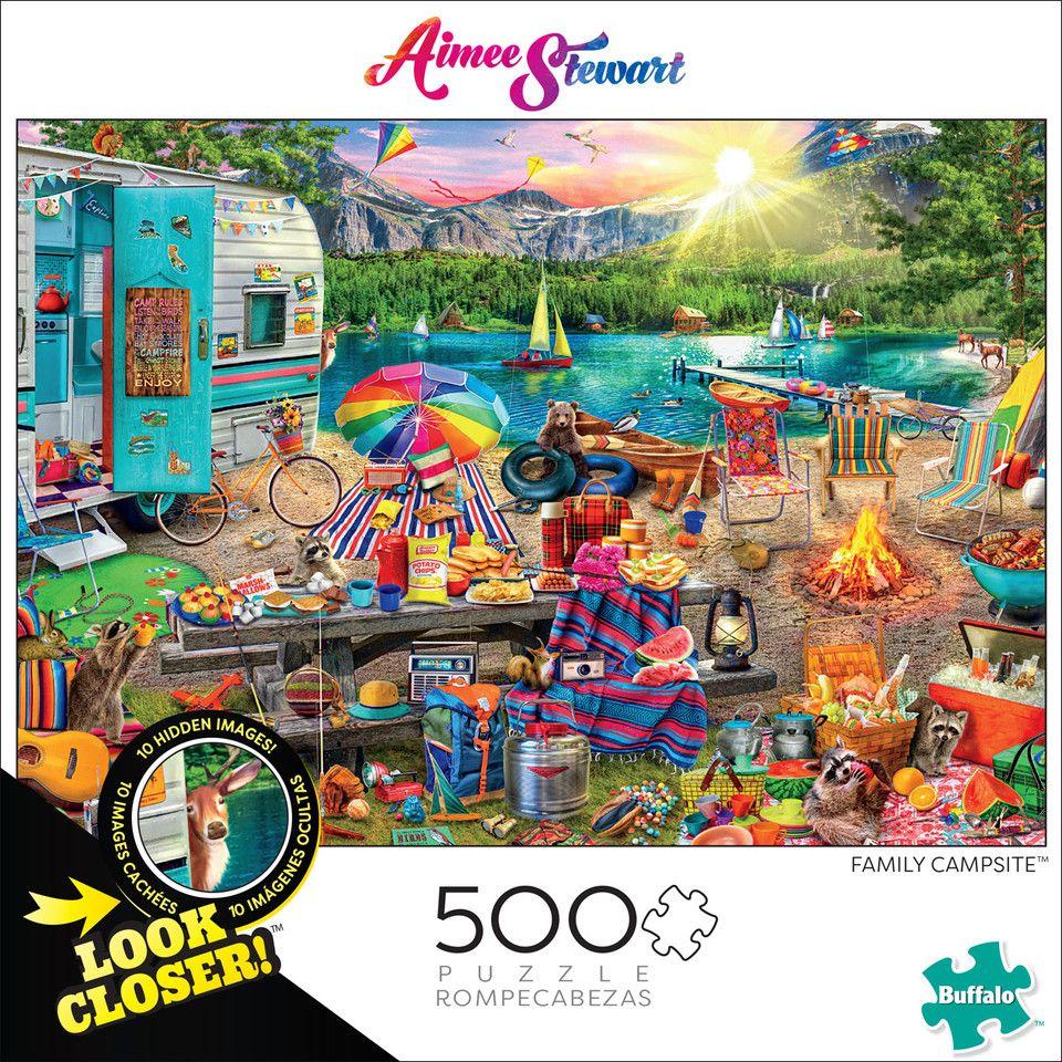 A photo of Family Campsite 500pc puzzle