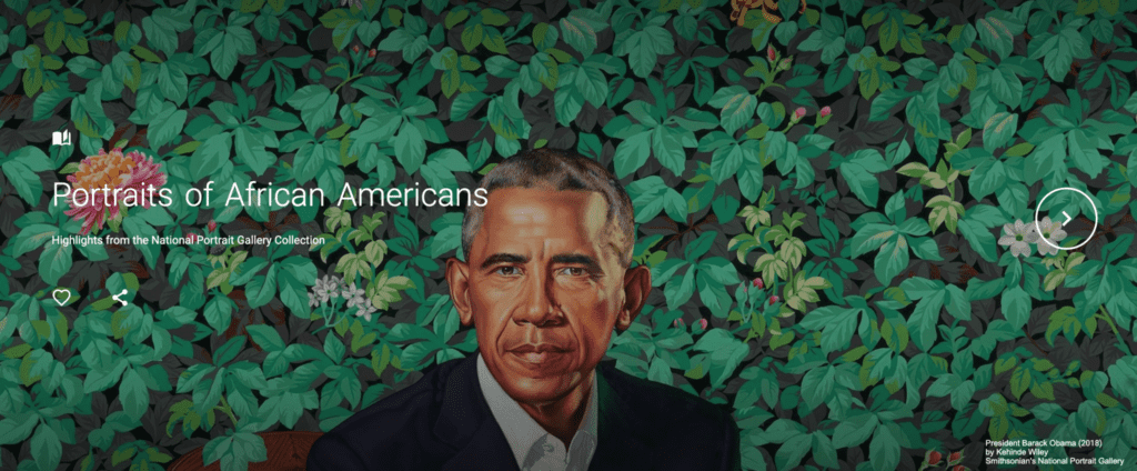 portraits of African Americans in National Portrait Gallery