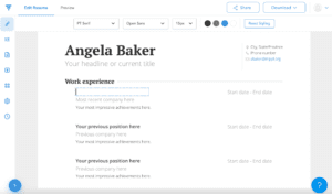 Resume Builder resume example