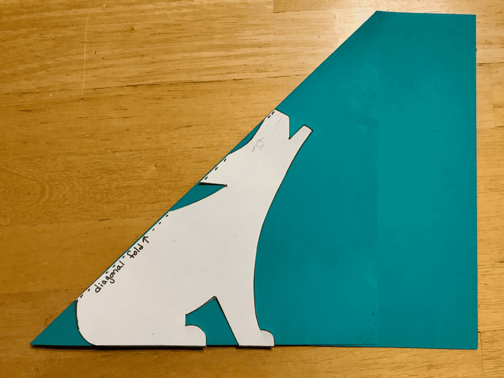 paper wolf craft