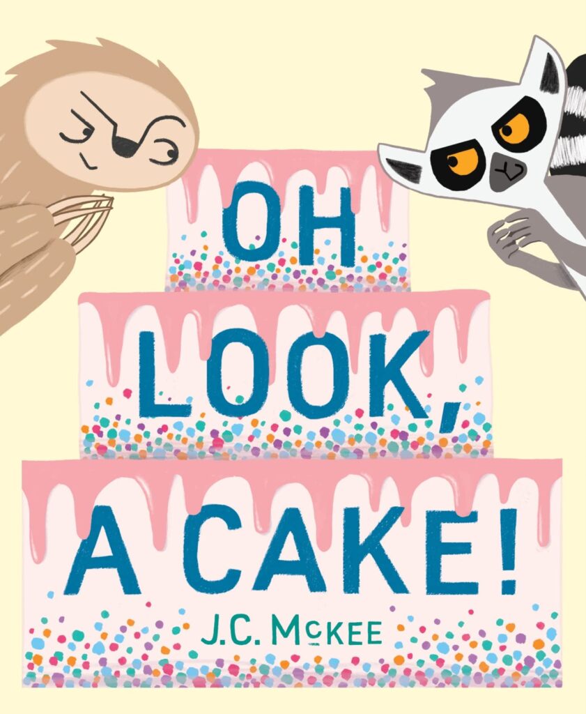 oh look, a cake! book cover