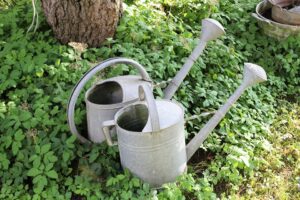 watering cans