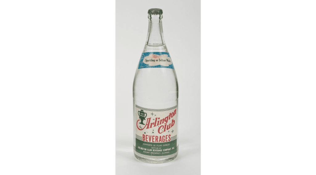 Vintage Arlington Club Beverages glass bottle.