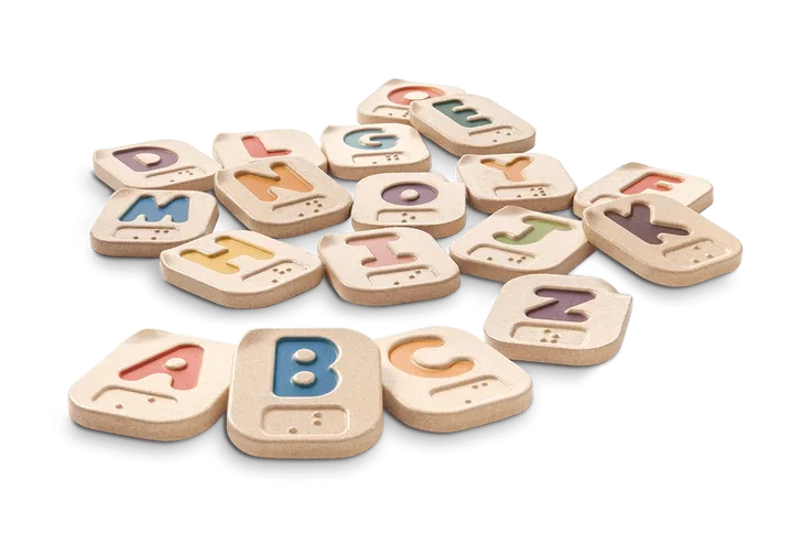 A photo of Braille Alphabet A-Z