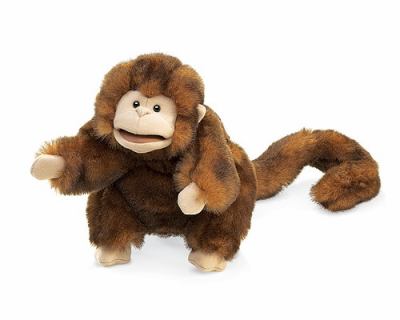 A photo of Monkey puppet