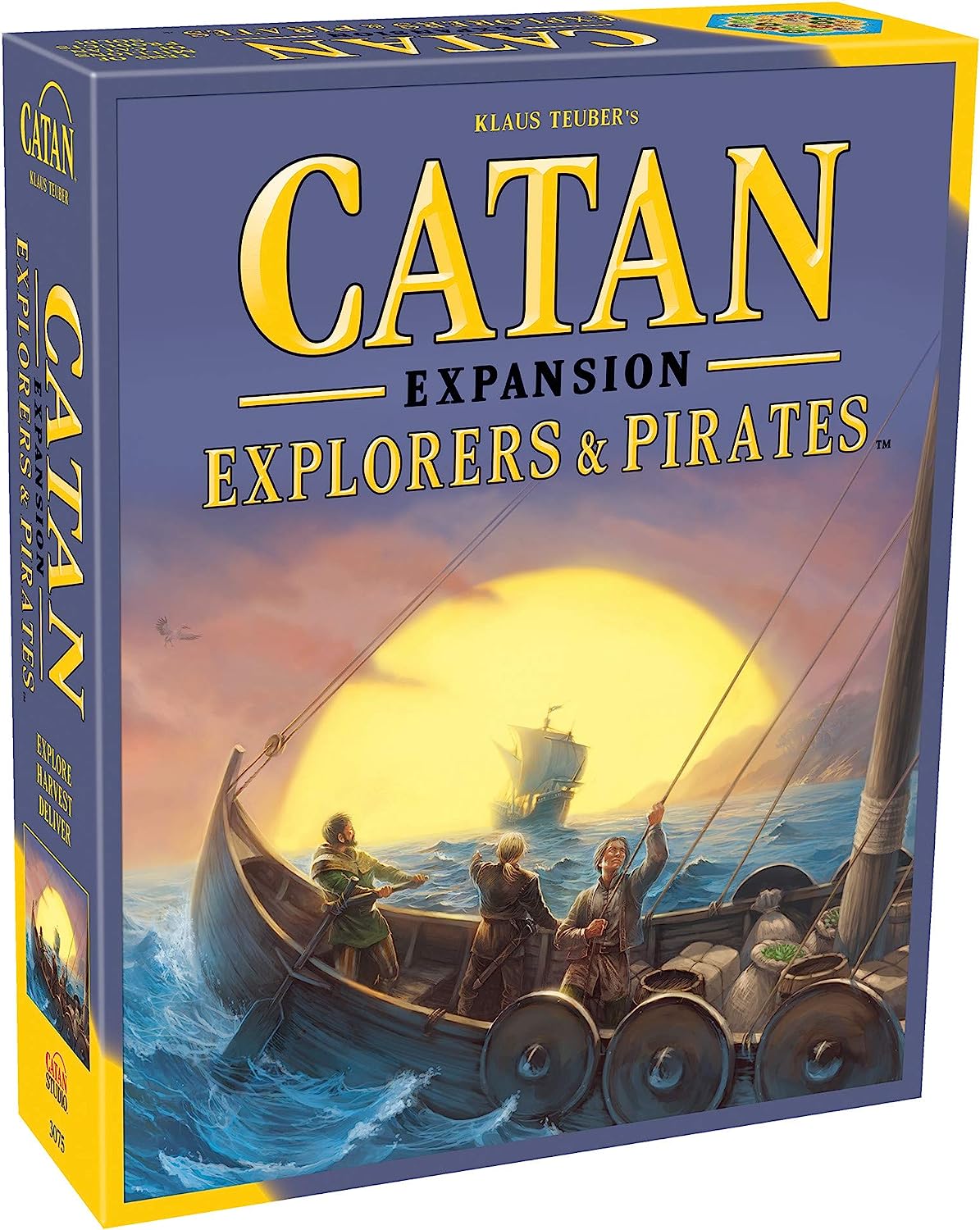 A photo of Catan Explorers & Pirates Board Game Expansion