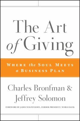 the art of giving  - where the soul meets a business plan book cover