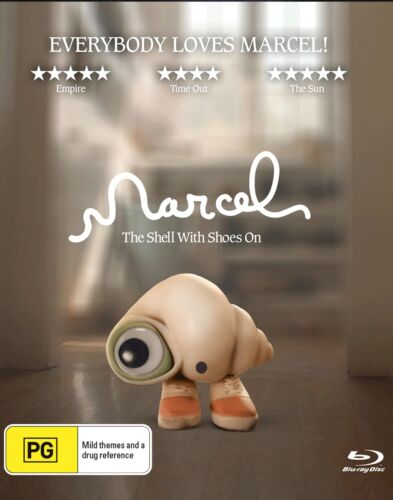 A photo of Marcel the Shell with Shoes On