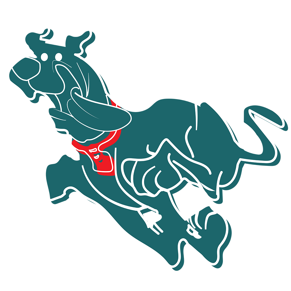 Scooby-Doo silhouette. Illustration.